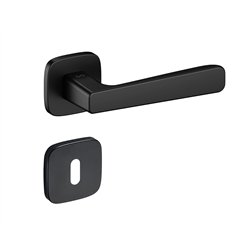 KLAMKA INFINITY NA ROZECIE OWALNEJ 6MM PARMA FIT CZARNY KLAMKA INFINITY NA ROZECIE OWALNEJ 6MM PARMA FIT CZARNY