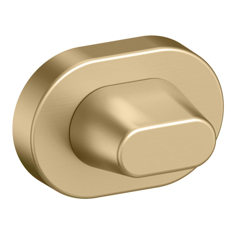 ROZETA INFINITY OWALNA NA WC ZŁOTY SATYNA