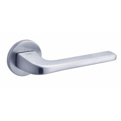 KLAMKA INFINITY SOLO FIT NA ROZECIE OKRĄGŁEJ CHROM MAT