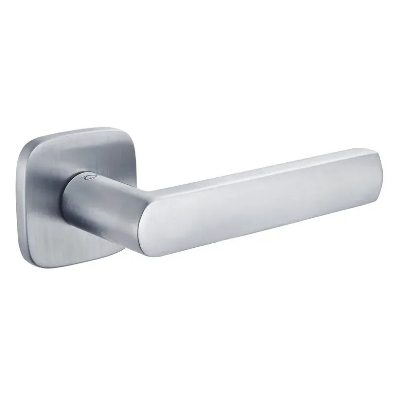 KLAMKA INFINITY TORINO ROZ. KWADRATOWEJ OWAL CHROM MAT