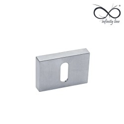 ROZETA INFINITY PROSTOKĄTNA KLUCZ CHROM MAT