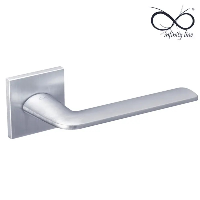 KLAMKA INFINITY NA ROZECIE KWADRATOWEJ 6MM STINGER FIT CHROM MAT