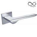 KLAMKA INFINITY SLIM NA ROZECIE KWADRATOWEJ LINEA SLIM CHROM MAT KLAMKA INFINITY SLIM NA ROZECIE KWADRATOWEJ LINEA SLIM CHROM MAT