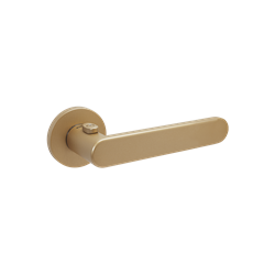 KLAMKA TUPAI 3957 5S-208 PRIVÉ 38-45MM, LEWA, ZŁOTY MAT