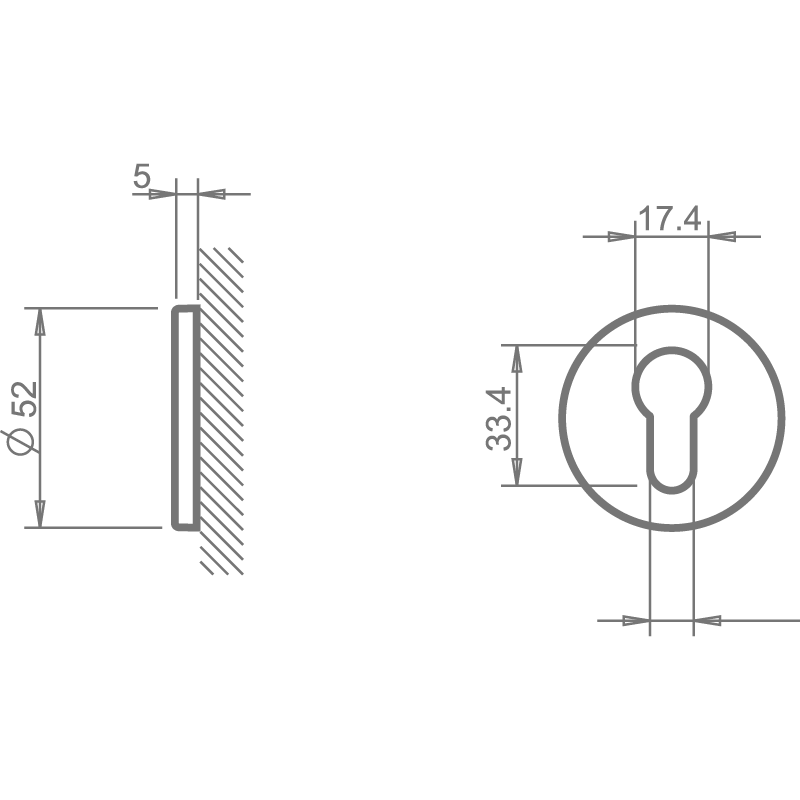ROZETA NA WKŁADKĘ TUPAI 4046-185 SUROWY MOSIĄDZ ROZETA NA WKŁADKĘ TUPAI 4046-185 SUROWY MOSIĄDZ