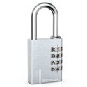KŁÓDKA GERDA ALU CODE KAS S40 SILVER ALUMINIOWA SZYFROWA 4 DYSKI KŁÓDKA GERDA ALU CODE KAS S40 SILVER ALUMINIOWA SZYFROWA 4 DYSKI