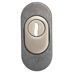 SZYLD ZABEZPIECZAJĄCY DO WKŁADKI, ALUMINIUM NATURALNE ISEO