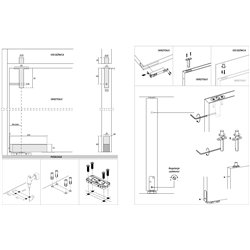 ZAWIAS HYDRAULICZNY PIVOT 60 EDGE, DO 60 KG, PRZYTRZYMANIE OTWARCIA, SREBRNY JNF ZAWIAS HYDRAULICZNY PIVOT 60 EDGE, DO 60 KG, PRZYTRZYMANIE OTWARCIA, SREBRNY JNF