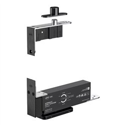 ZAWIAS HYDRAULICZNY PIVOT 100 EDGE, DO 100 KG, PRZYTRZYMANIE OTWARCIA, CZARNY PVD JNF