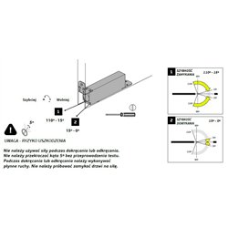 ZAWIAS HYDRAULICZNY PIVOT 100 EDGE PROFILE, DO 100 KG, PRZYTRZYMANIE OTWARCIA, CZARNY PVD JNF ZAWIAS HYDRAULICZNY PIVOT 100 EDGE PROFILE, DO 100 KG, PRZYTRZYMANIE OTWARCIA, CZARNY PVD JNF