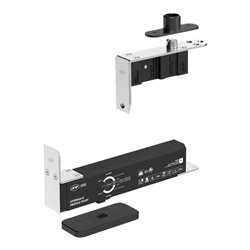 ZAWIAS HYDRAULICZNY PIVOT 100 EDGE PROFILE, DO 100 KG, PRZYTRZYMANIE OTWARCIA, CZARNY PVD JNF