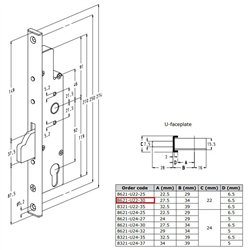 ZAMEK SOBINCO 8621 U22 30 BĘB DODATKOWY 