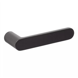 KLAMKA DRZWIOWA NUDA PURE (GRUBOŚĆ DRZWI 40-60mm, OTWÓR MAX. fi 20mm) LAKIEROWANA NA CZARNO VERUM