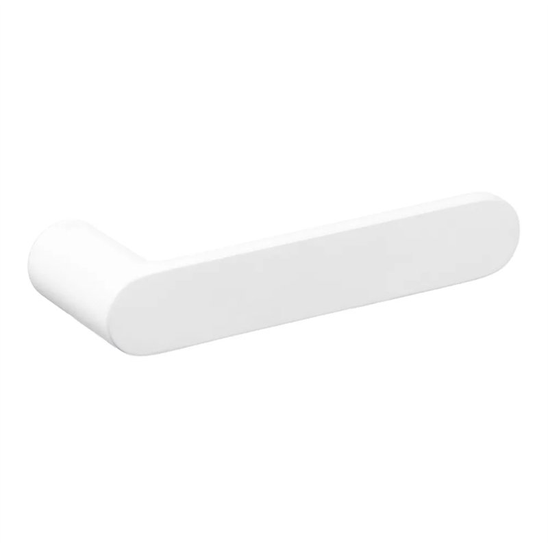 KLAMKA DRZWIOWA NUDA PURE (GRUBOŚĆ DRZWI 40-60mm, OTWÓR MAX. fi 20mm) LAKIEROWANA NA BIAŁO VERUM KLAMKA DRZWIOWA NUDA PURE (GRUBOŚĆ DRZWI 40-60mm, OTWÓR MAX. fi 20mm) LAKIEROWANA NA BIAŁO VERUM