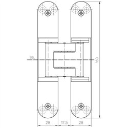 ZAWIAS SIMONSWERK TECTUS 340 3D STAL NIERDZEWNA ZAWIAS SIMONSWERK TECTUS 340 3D STAL NIERDZEWNA