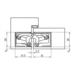 ZAWIAS SIMONSWERK TECTUS 340 3D STAL NIERDZEWNA ZAWIAS SIMONSWERK TECTUS 340 3D STAL NIERDZEWNA