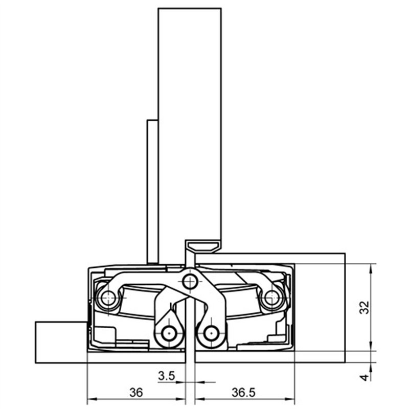 ZAWIAS SIMONSWERK TECTUS 540 3D CZARNY ZAWIAS SIMONSWERK TECTUS 540 3D CZARNY