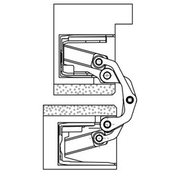 ZAWIAS SIMONSWERK TECTUS 540 3D A8 BIAŁY 9016