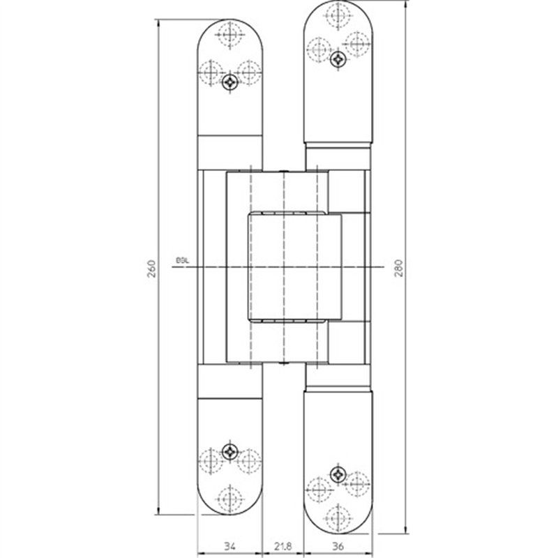 ZAWIAS SIMONSWERK TECTUS 645 3D STAL NIERDZEWNA