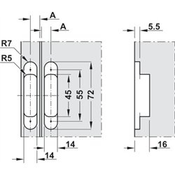 ZAWIAS HAFELE 3D UKRYTY CHROM MAT DO PŁYTY 18MM ZAWIAS HAFELE 3D UKRYTY CHROM MAT DO PŁYTY 18MM