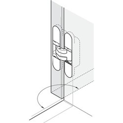 ZAWIAS HAFELE 3D UKRYTY BIAŁY DO PŁYTY 18MM