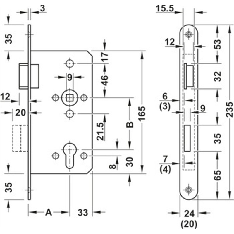 ZAMEK NEMEF 72/65 P.POŻ I DYMOSZCZELNY KLASA 4 PZ LEWY STAL NIERDZEWNA ZAPADKA KOMPOZYT ZAMEK NEMEF 72/65 P.POŻ I DYMOSZCZELNY KLASA 4 PZ LEWY STAL NIERDZEWNA ZAPADKA KOMPOZYT