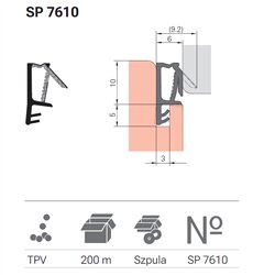 USZCZELKA DEVENTER SP 7610 BEŻ