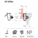 USZCZELKA DEVENTER SP 6920A CZARNA