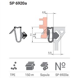 USZCZELKA DEVENTER SP 6920A CZARNA