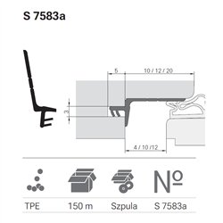 USZCZELKA DEVENTER S 7583A BEŻ