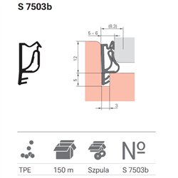 USZCZELKA DEVENTER S 7503B BIAŁA