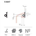 USZCZELKA DEVENTER S 6647 CZARNA