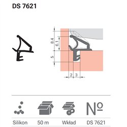 USZCZELKA DEVENTER DS 7621 BIAŁA