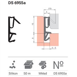 USZCZELKA DEVENTER DS 6955A CZARNA