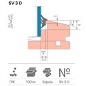USZCZELKA DEVENTER SV 3D CZARNA