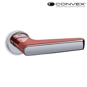 Klamka CONVEX 2015 chrom-czerwony