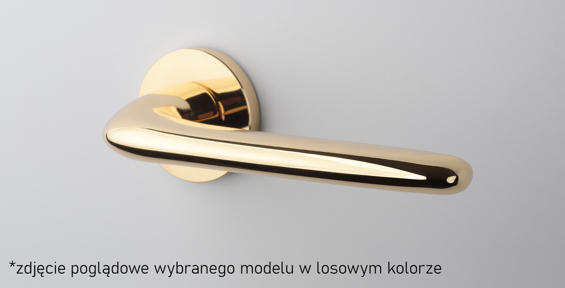 Klamka Aprile Azalia Rozeta R Slim 7Mm Lc - Chrom Polerowany