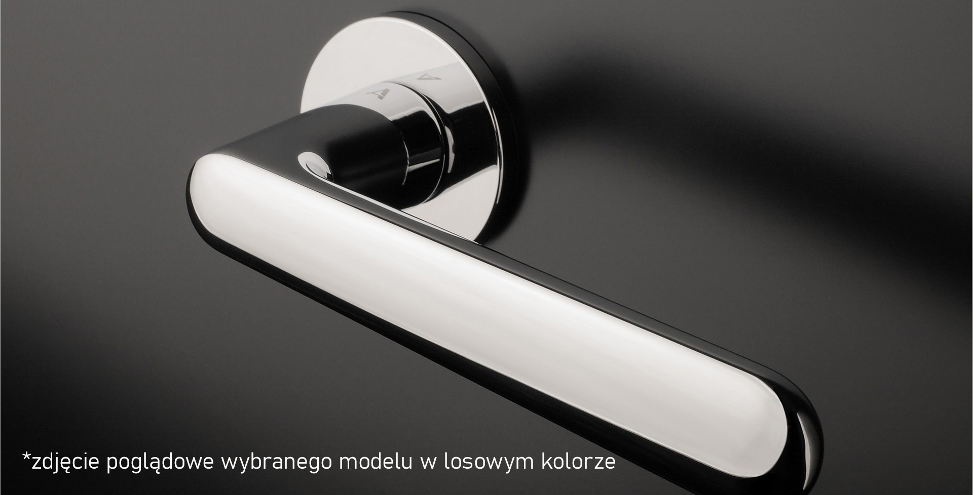 Klamka Aprile Aria Rozeta R Super Slim 5Mm Lg - Złoty Polerowany