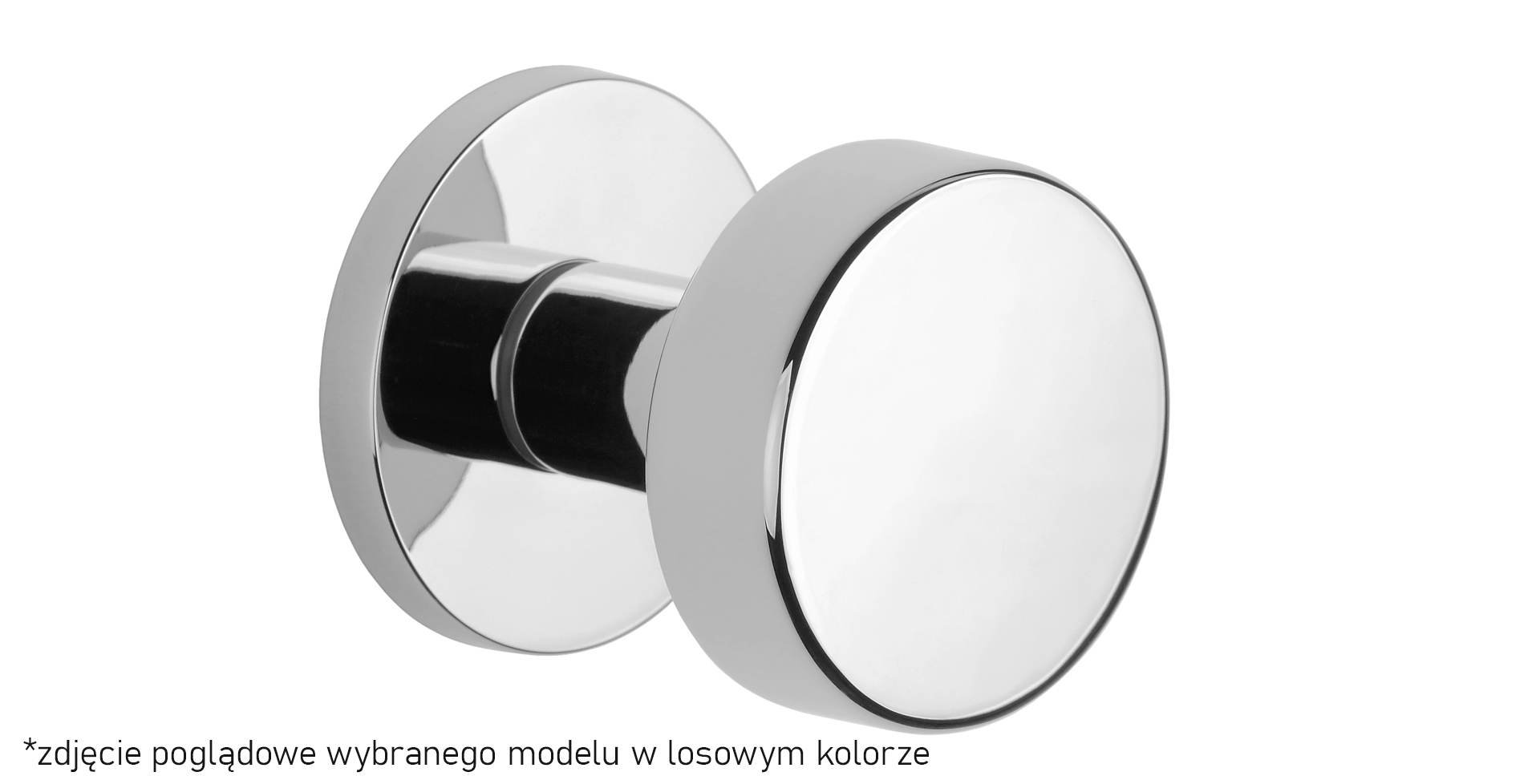 Gałka Dwustronna Aprile Ruta R Slim 7Mm Cp - Chrom Polerowany - Ruchoma / Ruchoma