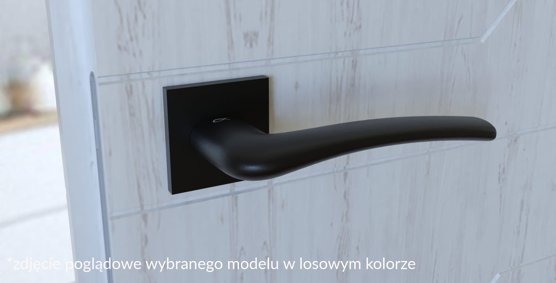 Klamka Infinity Na Rozecie Kwadratowej 5Mm Vento  Slim Kwadrat Chrom