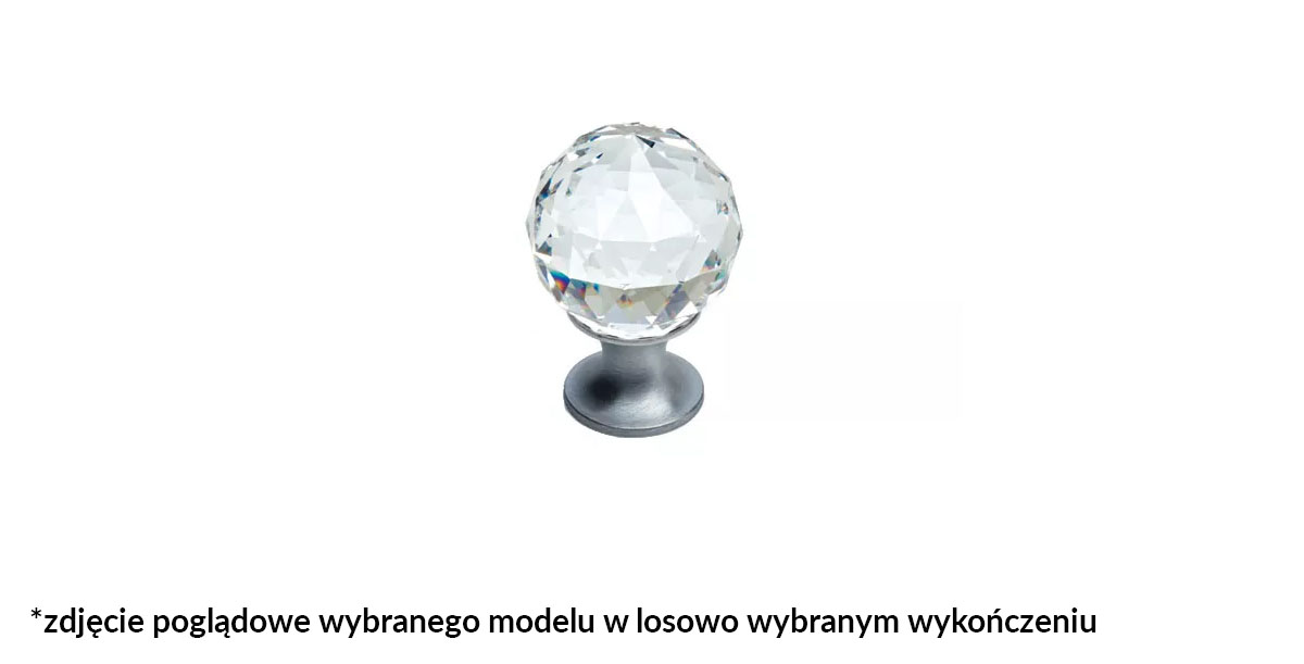 Gałka Meblowa Crystal 20Mm Cr Linea Cali