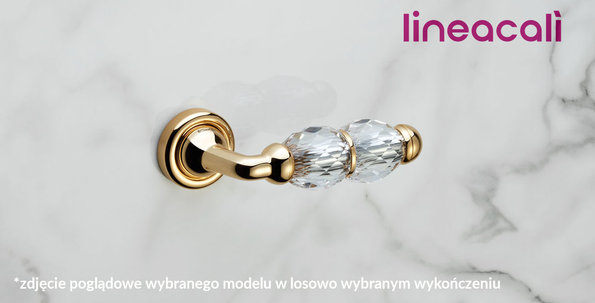 Klamka Crystal Szyld Okrągły 103 Cr Linea Cali