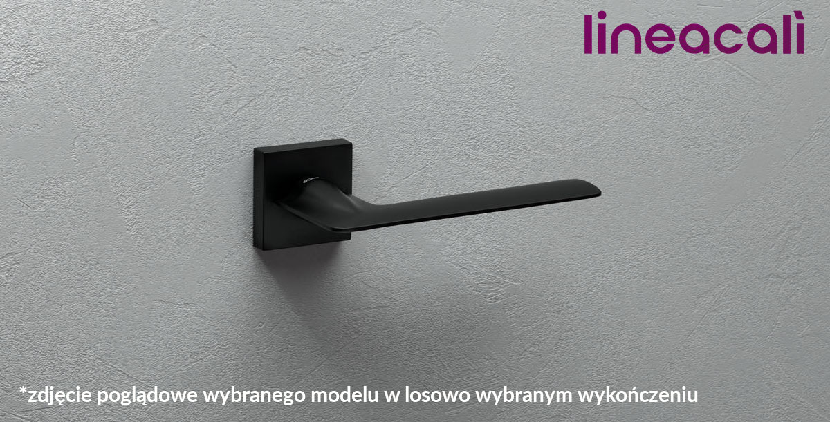 Klamka Jet Szyld Kwadratowy 019 Cr Linea Cali