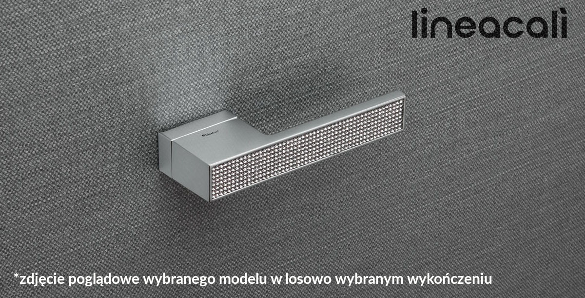 Klamka Loft Mesh Szyld Prostokątny 006 Cr Linea Cali