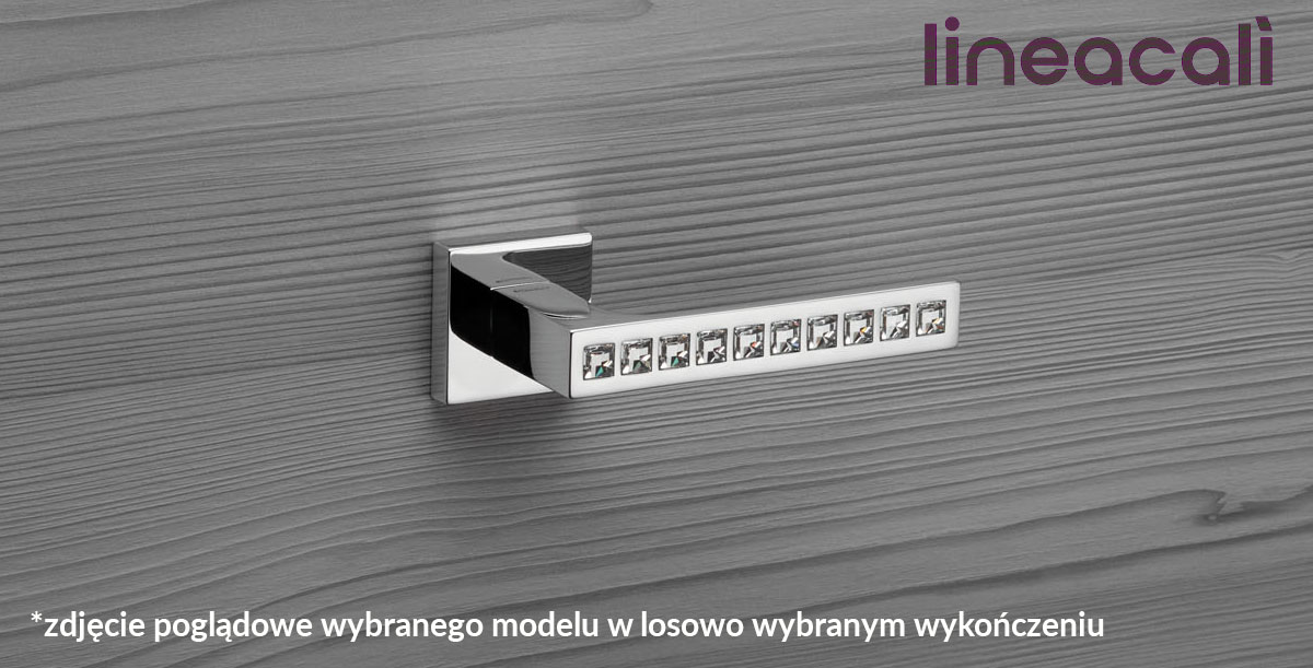 Klamka Reflex Szyld Kwadratowy 019 Cr Linea Cali