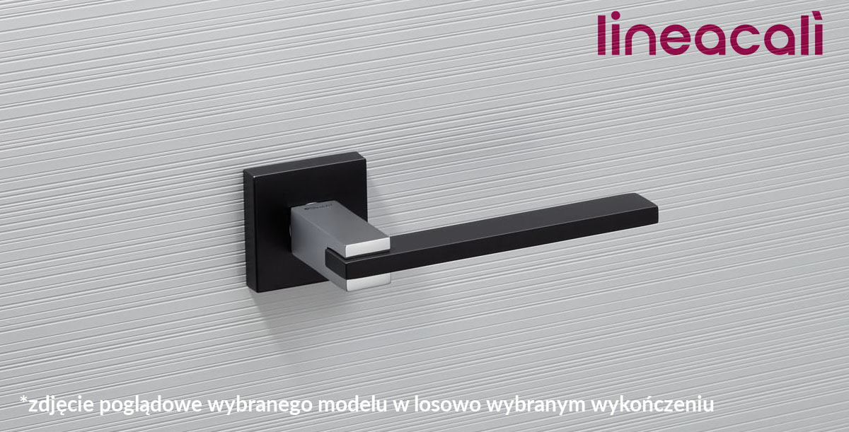 Klamka Slim Szyld Kwadratowy 019 Ce Linea Cali