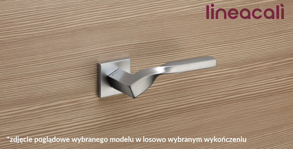 Klamka Twist Szyld Kwadratowy 024 Cr Linea Cali