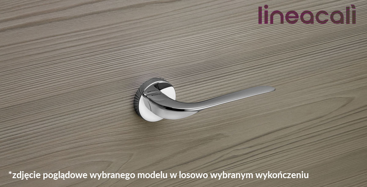 Klamka Wind Szyld Okrągły 023 Cr Linea Cali