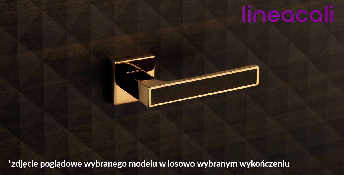 Klamka Zen Wenge Szyld Kwadratowy 019 Cr Linea Cali