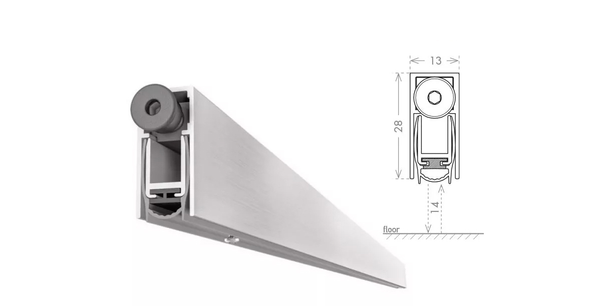 Uszczelka Opadająca Miniplus 1030Mm (880Mm) [K5-215-1H-1030]  